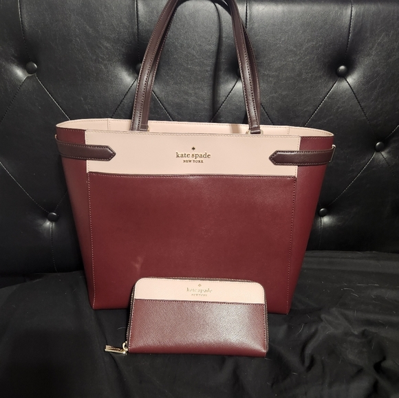 Kate Spade Laptop Tote and Wallet NWOT - Picture 1 of 8